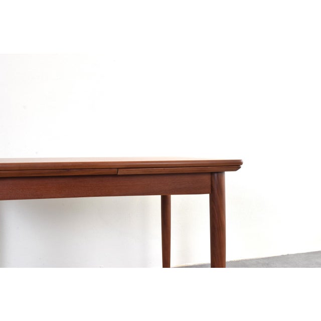 Mid-Century Danish Teak Extendable Dining Table, 1960s For Sale - Image 11 of 18