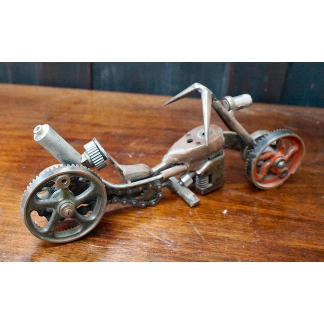 Vintage Bespoke Steampunk Chopper, 1970 For Sale - Image 9 of 11
