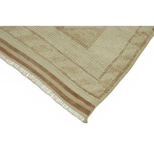 Beige Bohemian Runner Rug For Sale - Image 4 of 7