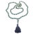 18k Yellow Gold Nephrite Jade Bead Necklace by Angela Cummings for Tiffany & Co. *A string of worry beads from 1970's to...