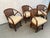Bring classic vintage charm to your dining space with this beautiful set of four wicker and rattan dining chairs by Clark...