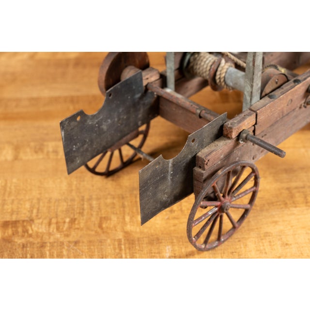 Early 20th Century Pile Driver Rig Salesman Sample For Sale - Image 16 of 16