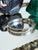 Silver Vintage Italian 925 Sterling Silver Bypass Hinged Bangle Bracelet Italy Modern Sculptural Design For Sale - Image 8 of 14