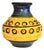 Mid-Century Art Ceramic Vase with Three-Dimensional Decoration from Bitossi, Italy, 1960s For Sale