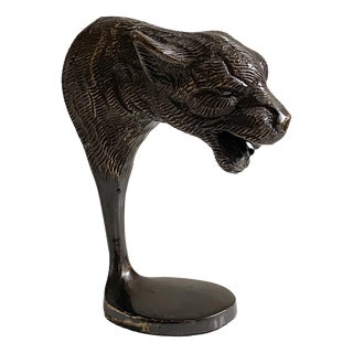 Bronze Statuette of a Wild Animal, 1890s-1910s For Sale