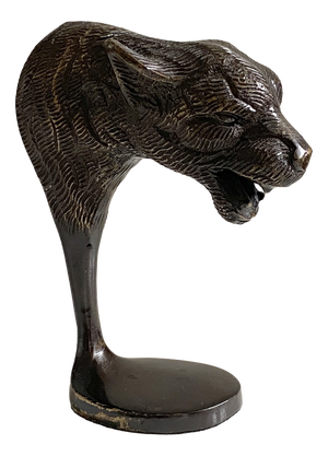 Bronze Statuette of a Wild Animal, 1890s-1910s