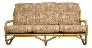 Rattan 3-Seater Sofa, 1970