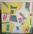 Large Contemporary Abstract Acrylic Painting – Sunny Yellow & Teal Mosaic Expressionism For Sale In Atlanta - Image 6 of 11