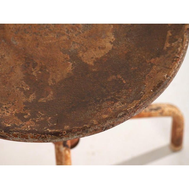 Vintage Stool in Metal, 1950 For Sale - Image 5 of 7