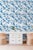 Chirp Society Floral Grasscloth Wallpaper by House Party | French Blue | 8 Yards For Sale In Charlotte - Image 6 of 10