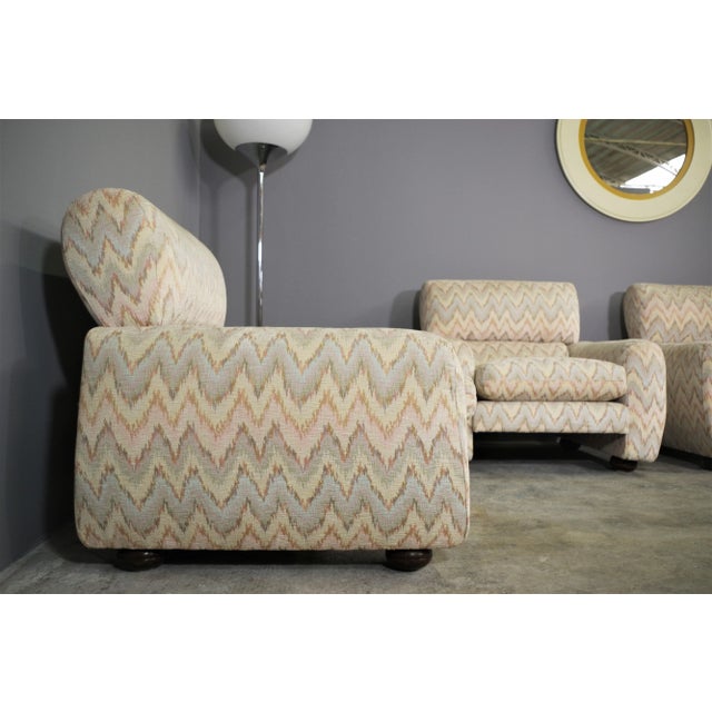 Missoni Style Armchairs, 1970s, Set of 3 For Sale - Image 13 of 18