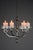 1970s Mid-Century Modern Wrought Iron and Glass Ceiling Candle Holder from Iittala, 1970s For Sale - Image 5 of 12