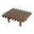 Mid-Century Wood and Glass Coffee Table in the style of Gianfranco Frattini, 1970 For Sale - Image 11 of 11
