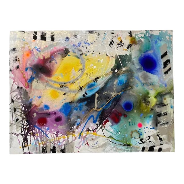 Contemporary Abstract Painting on Canvas by Tyler Murphy For Sale