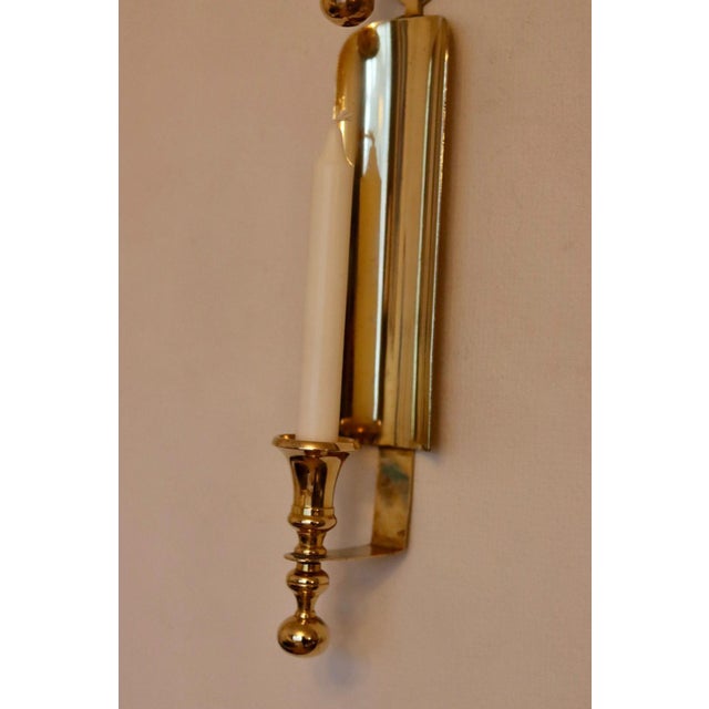 Mid-Century Swedish Brass Sconces, Set of 2 For Sale - Image 10 of 18