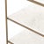 Add a pop of sophistication to any space. Classic white marble lays three tiers of smooth shelving for plenty of space,...