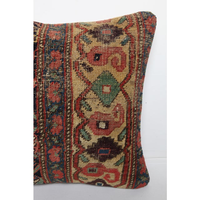 Handwoven Made From Antique Rug Pillow Cover -20'' X 20'' For Sale In Tampa - Image 6 of 11