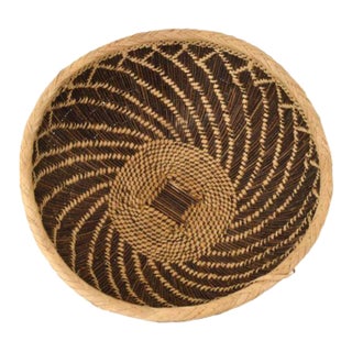 Early 20th Century Rare Tonga Binga Basket Bowl For Sale