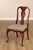 Queen Anne Style Set Of Four Cherry Side Dining Chairs For Sale - Image 15 of 18