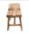 Chinese 19th Century Chinese Elm Rustic Primitive Brutalist Stool For Sale - Image 3 of 6