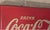 American Vintage Coca Cola Cooler Sign Arrow For Sale - Image 3 of 12