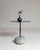 Stone 21st Century Poland Deep Charcoal Grey Round Stone-Base Side Table For Sale - Image 7 of 10
