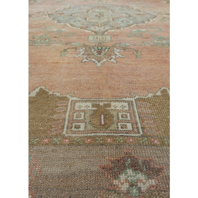 Early 21st Century Turkish Vintage Rug 5'1" x 7'5" #17114 For Sale - Image 5 of 8