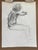 Contemporary Original Life Drawing, "Curley" For Sale - Image 3 of 5