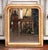 Late 19th Century 19th Century French Louis Philippe Two-Tone Giltwood and Beige Wall Mirror For Sale - Image 5 of 6