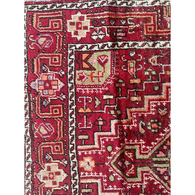 Mid-Century Hamadan Rug, 1950s For Sale - Image 13 of 18