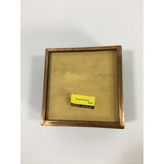 Metal Mid-Century Copper Gift Box, 1970s For Sale - Image 7 of 8