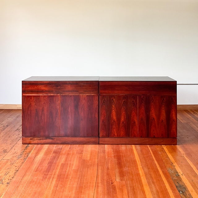 1960s Arne Wahl Iversen for Vinde Mobelfabrik Rosewood Cabinets For Sale - Image 14 of 18