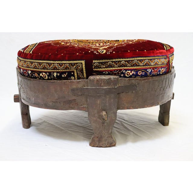 This is very beautiful and incredibly ornate indian stool chair . The iconic Indian round stool - These circular carved...