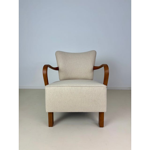 H-237 Armchair by J. Halabala, 1950s For Sale - Image 14 of 14