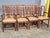 Set of 8 Stickley Chippendale Solid Cherry Dining Chairs Leather Seats Made Usa For Sale - Image 15 of 15
