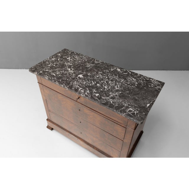 Late 19th Century Antique Mahogany Commode, 1880 For Sale - Image 5 of 9