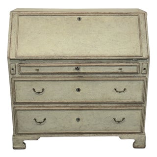 Antique Swedish Secretaire in Pine, 1830 For Sale