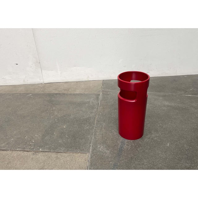 Mid-Century Modern Space Age German Red Umbrella Stand, 1960s For Sale - Image 15 of 18