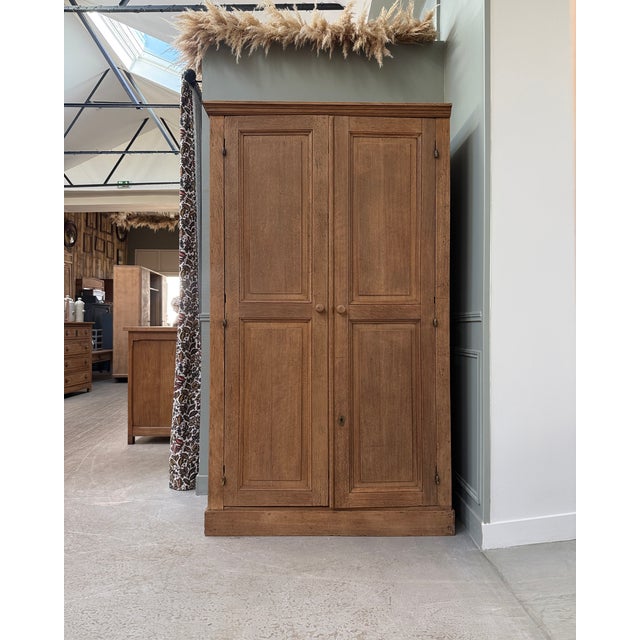 Parisian Oak Wardrobe, 1950s For Sale - Image 14 of 14