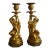 Mid 19th Century Pair of French Napoleon III Gilded Bronze Candlestick For Sale