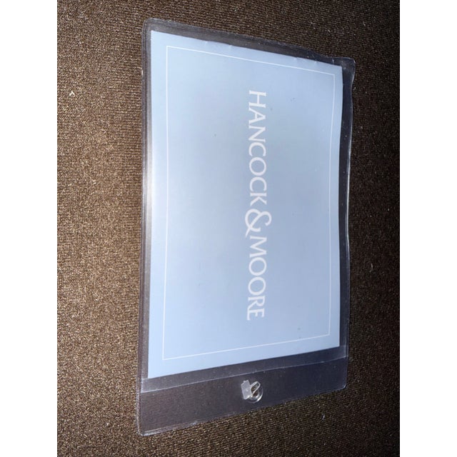 Contemporary New Hancock & Moore Brown Leather Club Lounge Chair For Sale - Image 3 of 8