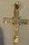 Metal 2.8 Ct White Diamond Big Cross Pendant in 14 Kt Yellow Gold with Big Bail 21.5gm For Sale - Image 7 of 18