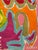 Textile Modern Pink Abstract Expressionist Painting by Kammy For Sale - Image 7 of 8
