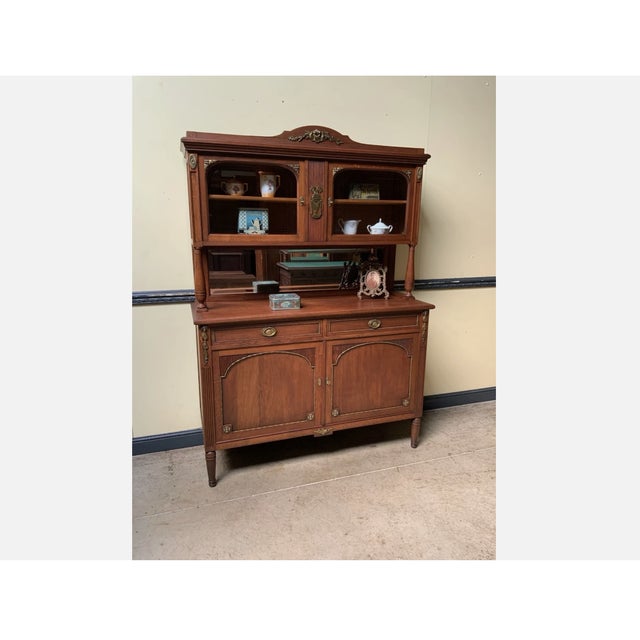 1910s Antique Art Nouveau Bronze-Plated Buffet, 1910 For Sale - Image 5 of 11
