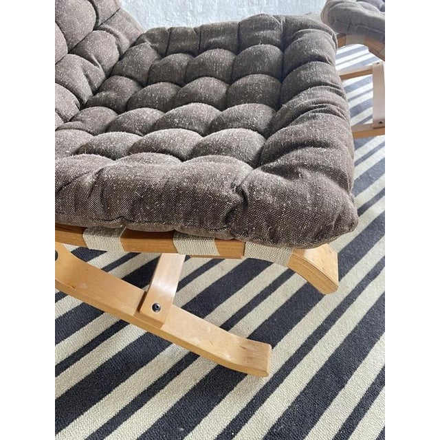 Brown Mid-Century Siesta Lounge Chair attributed to Ingmar Relling, 1960s For Sale - Image 8 of 14