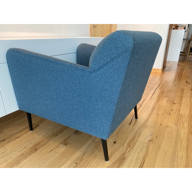 Room and Board Blue Matteo Side Chair For Sale In Minneapolis - Image 6 of 8