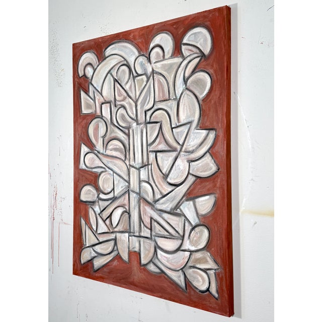 "The Catalyst" Harrison Gilman Contemporary Abstract Oil Painting For Sale In Los Angeles - Image 6 of 9