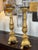 Design Plus Gallery presents a Pair of Gilt Candle Prickets. These are likely from the 19th century and have a...
