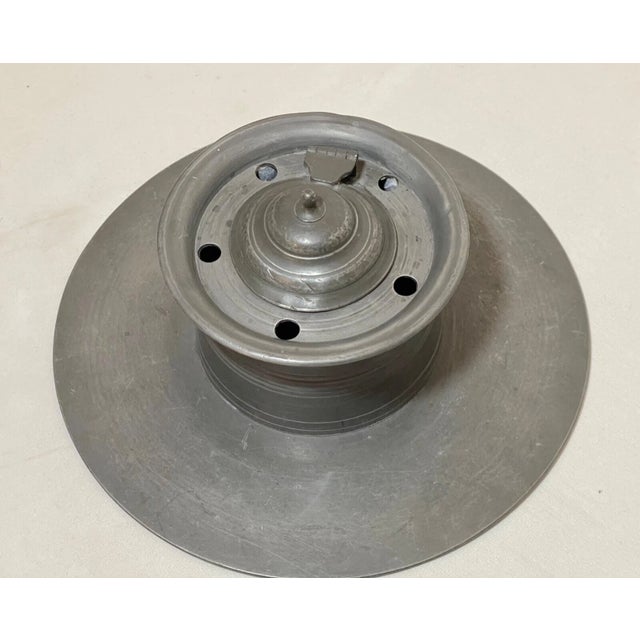 Up for sale is an exceedingly rare antique 18th century handmade French pewter desk inkwell. It's made by hand out of...