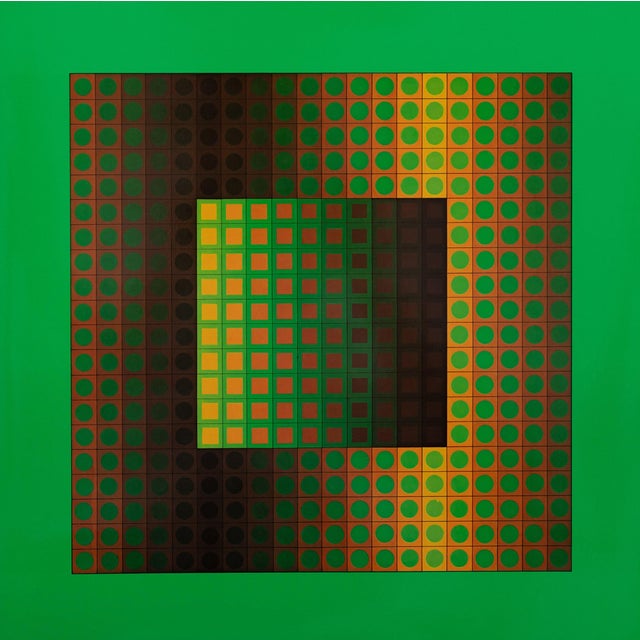 Victor Vasarely, ZETT ZS, Etching For Sale